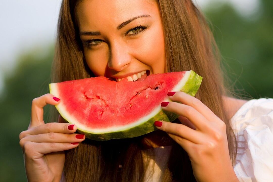 Wassermelonen-Diät zur Gewichtsreduktion